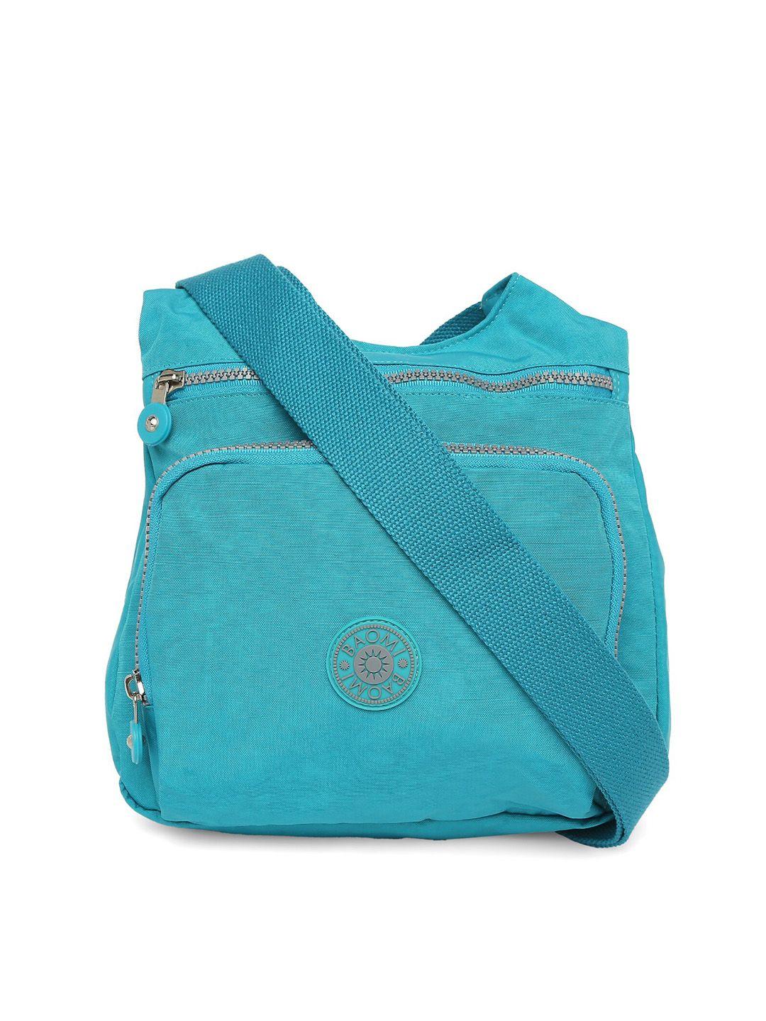 baomi blue oversized sling bag