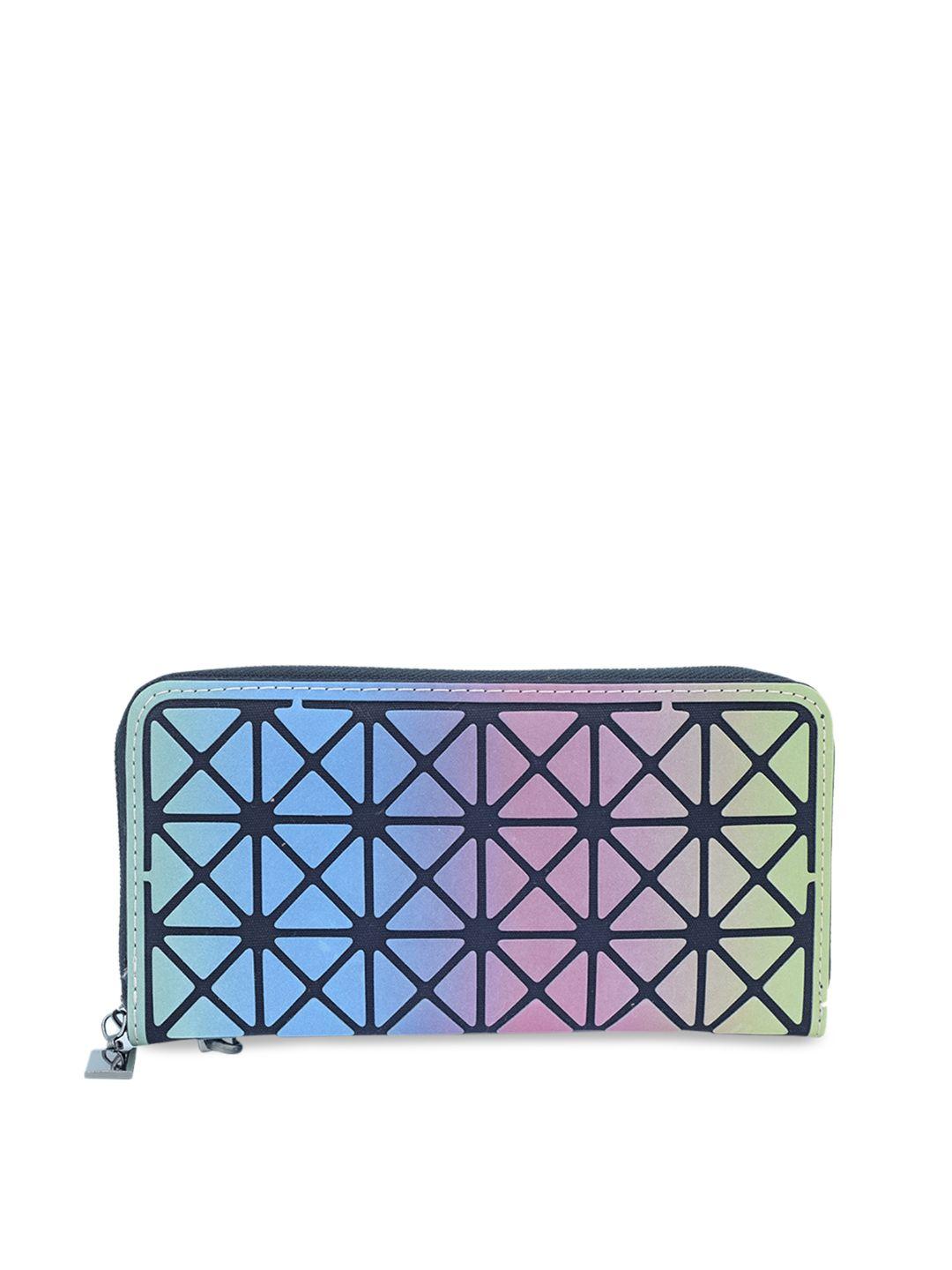 baomi geometric range assorted textured purse clutch