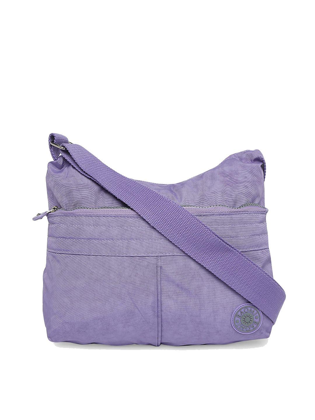 baomi lavender structured sling bag