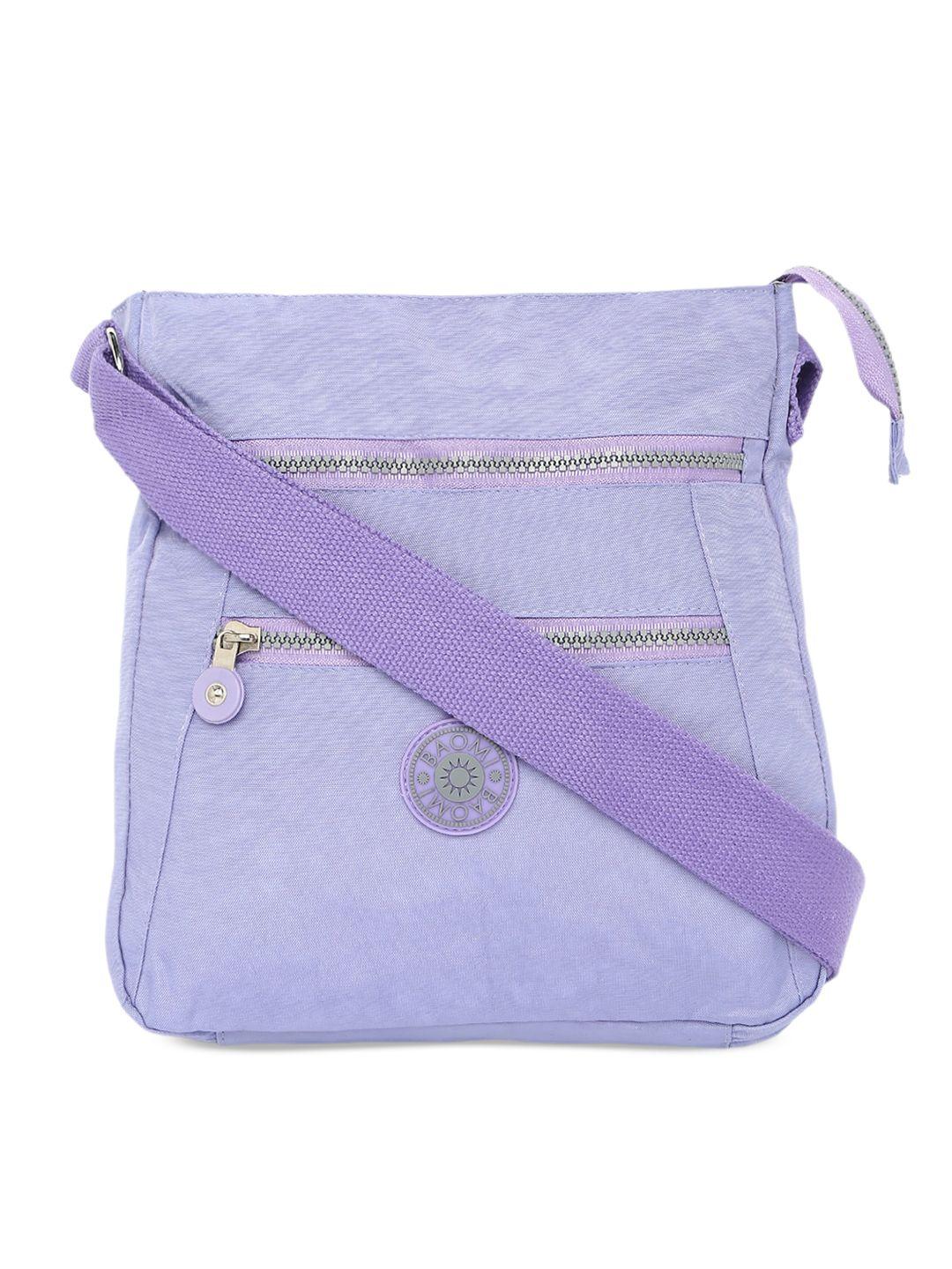 baomi lavender swagger sling bag