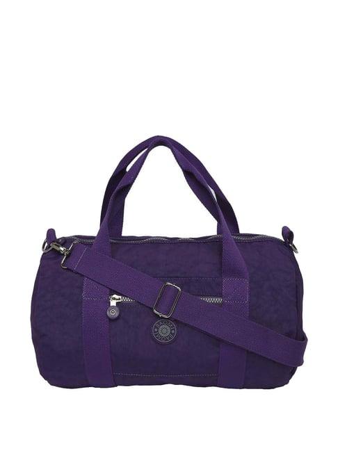 baomi purple medium duffle bag