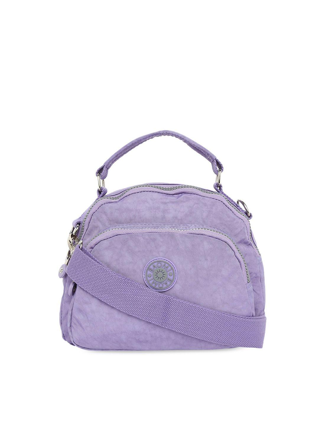baomi purple oversized handheld bag