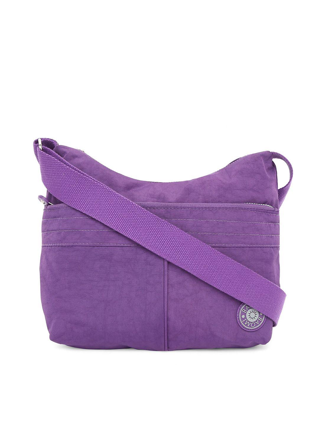 baomi purple swagger sling bag