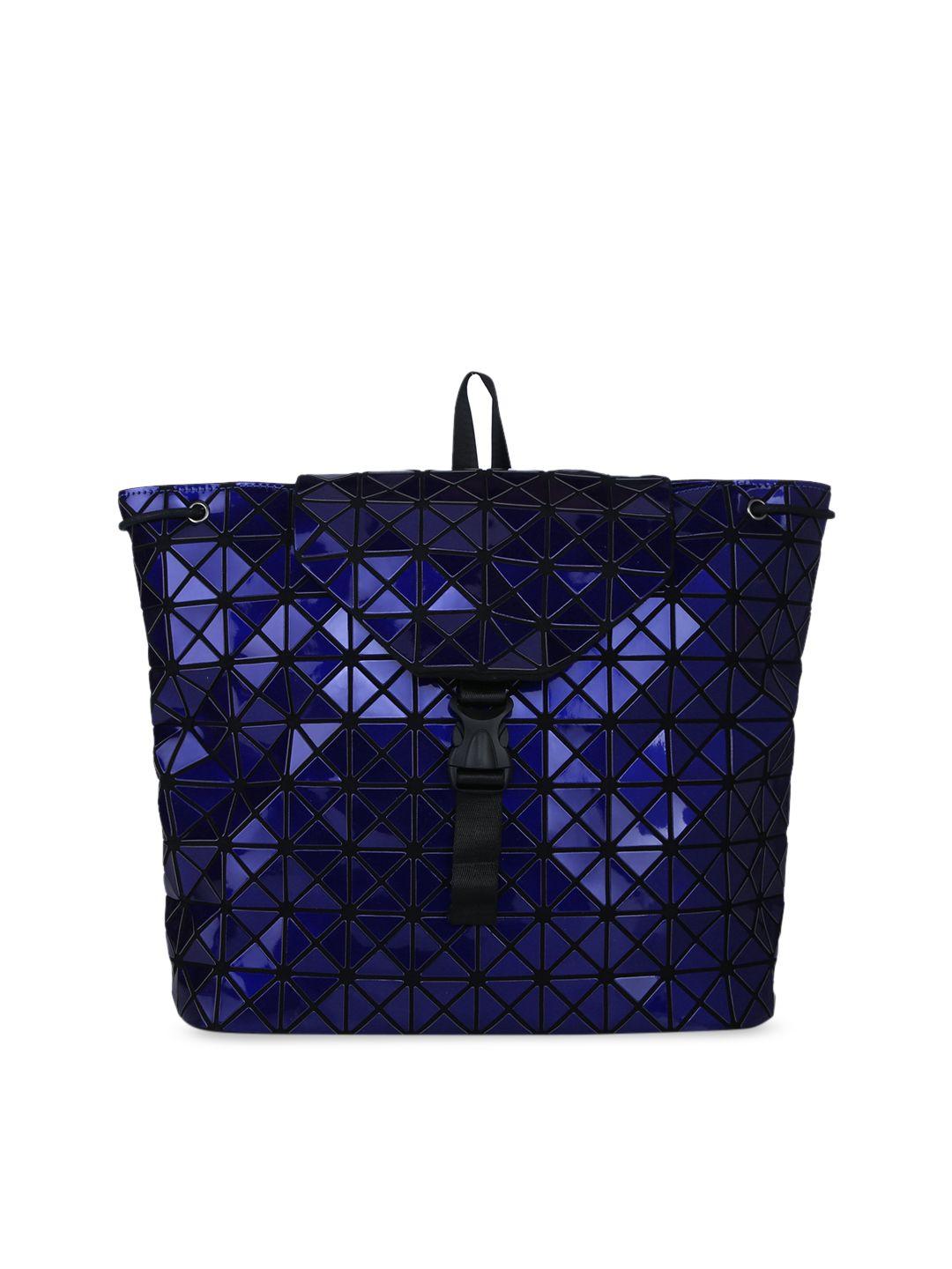 baomi women blue geometric range backpack