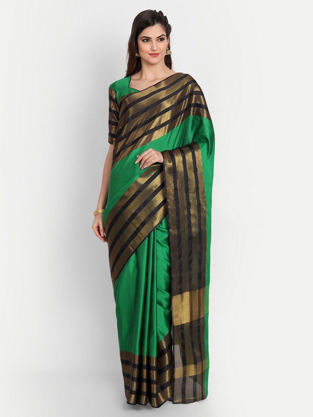 baps striped zari pure cotton kota saree