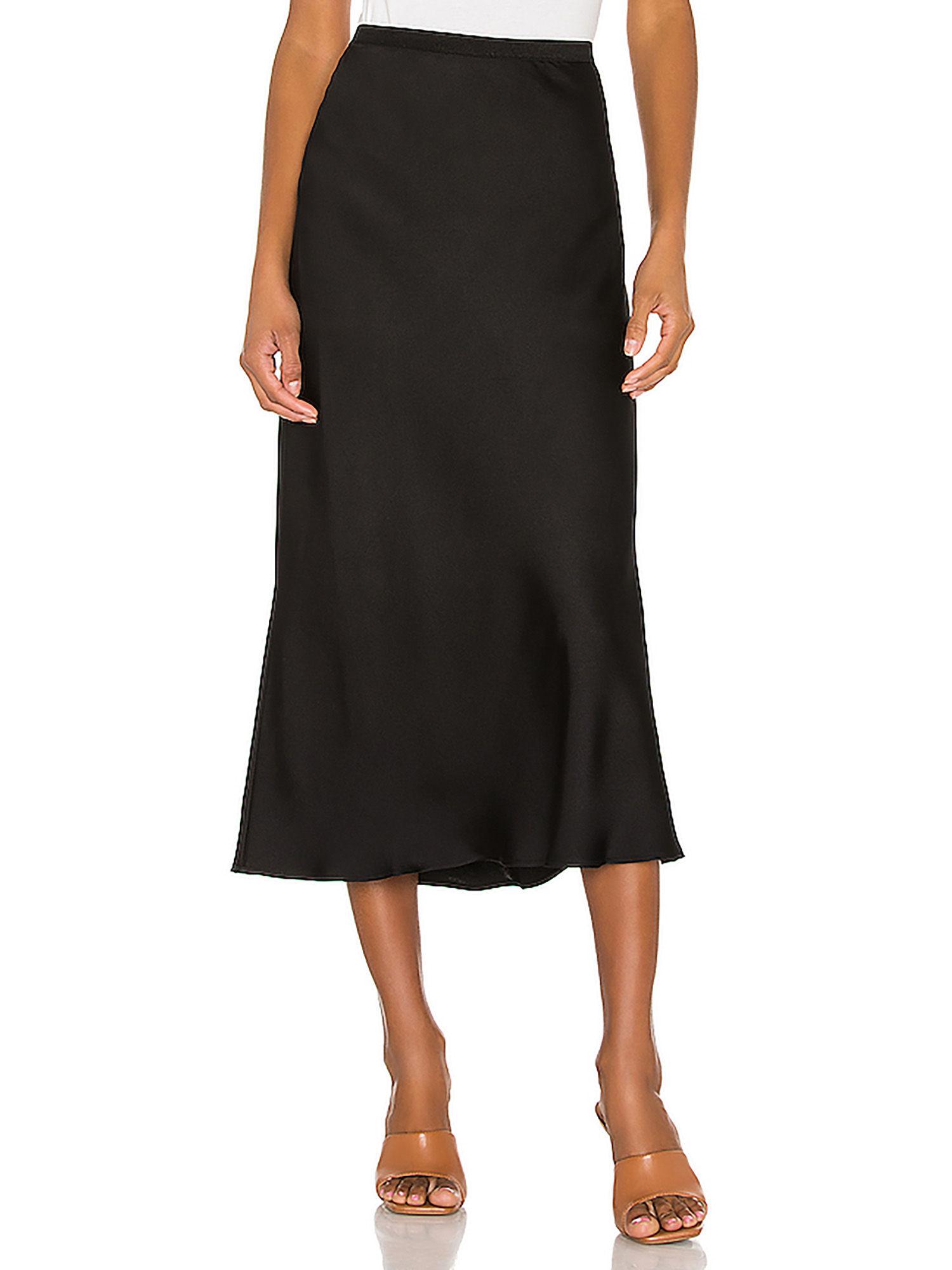 bar silk skirt