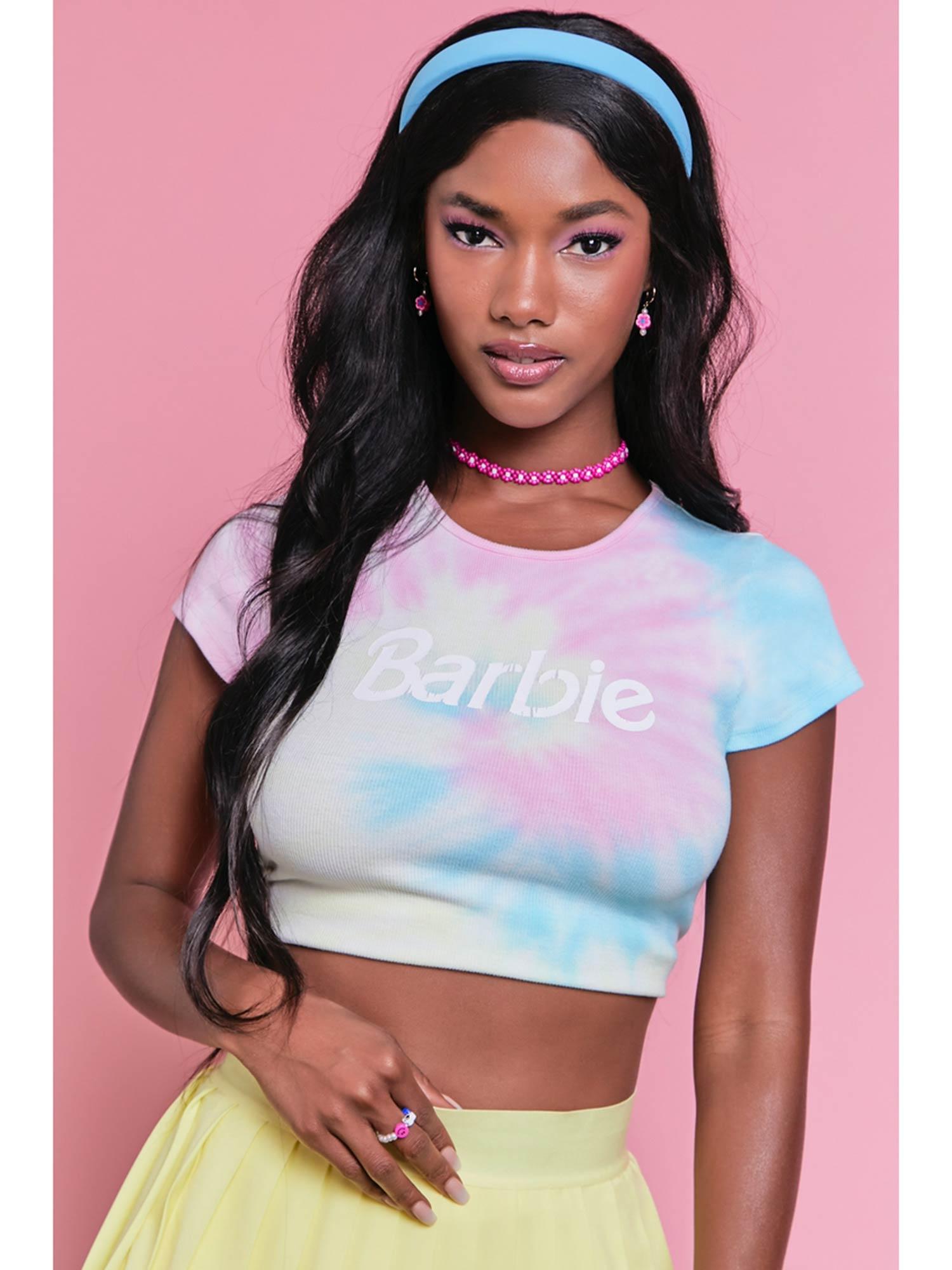 barbie abstract multi t-shirt