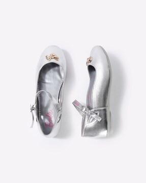 barbie ballet shoes with buckle closure