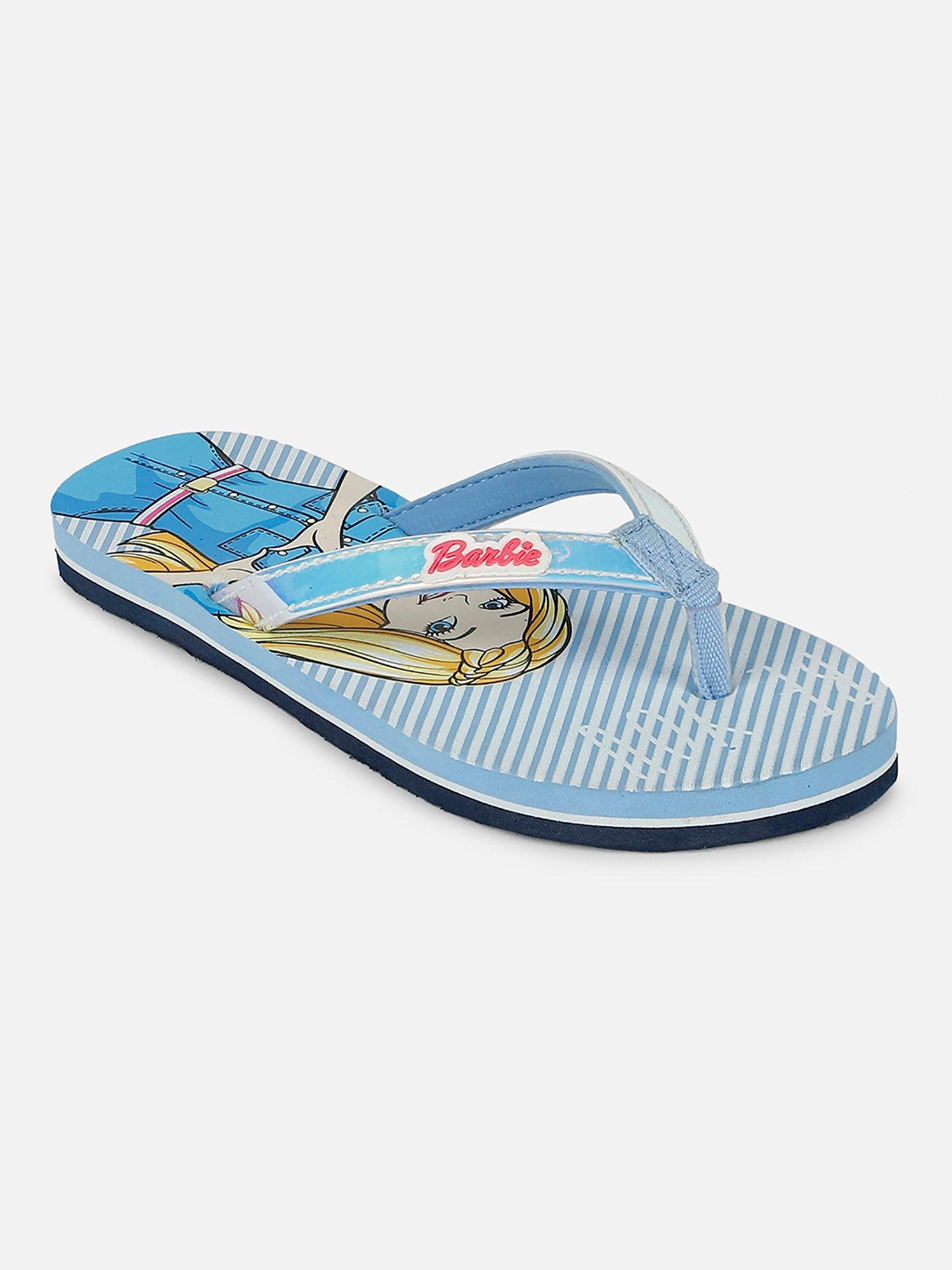 barbie featured blue flip-flops