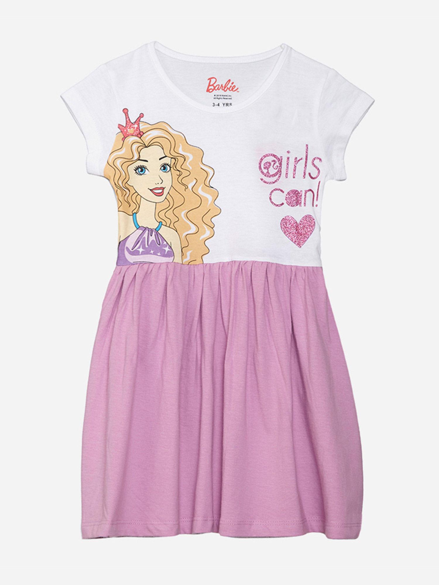 barbie featured white dress for girls