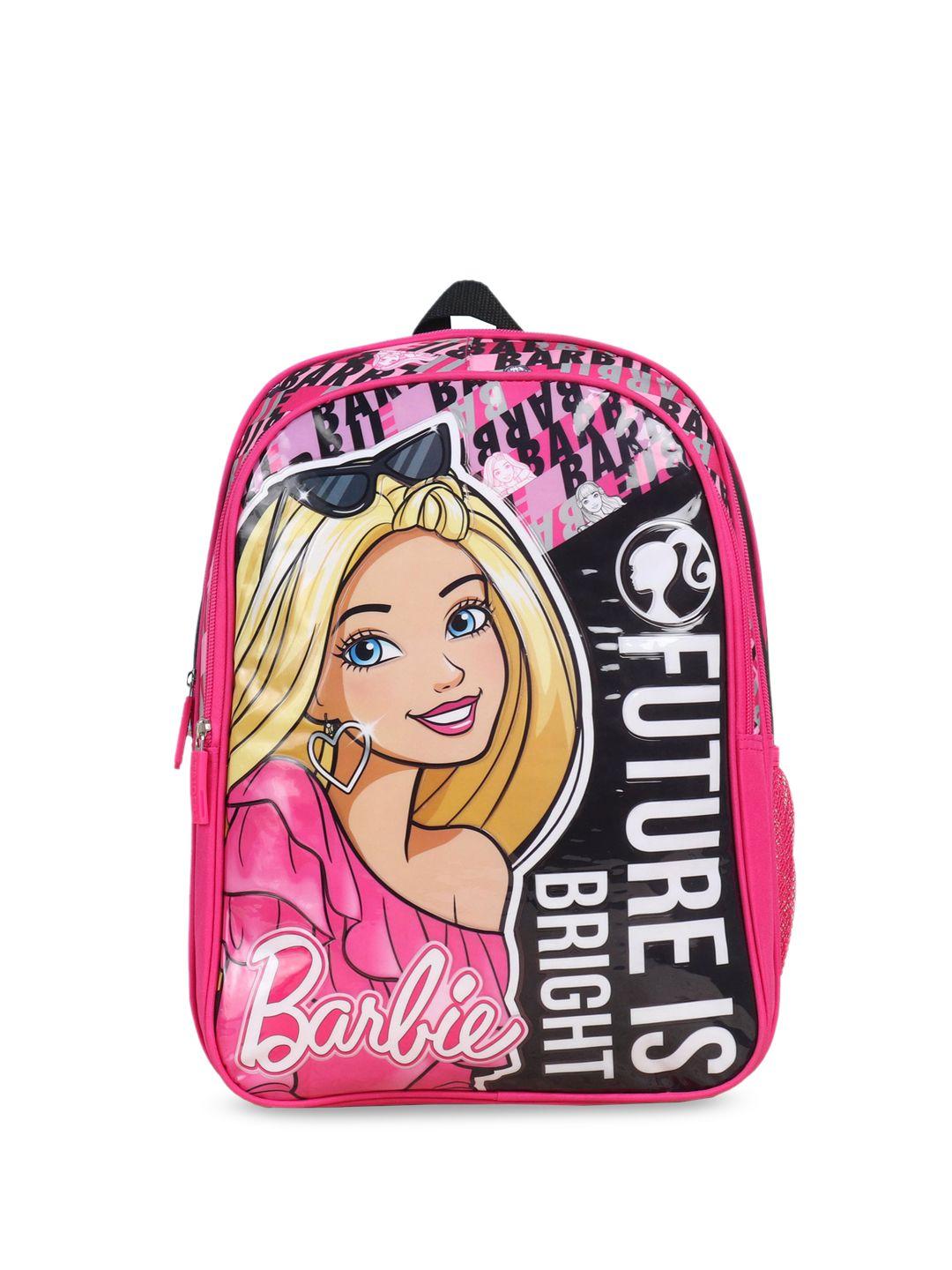 barbie kids future is bright printed water repellent backpack bag