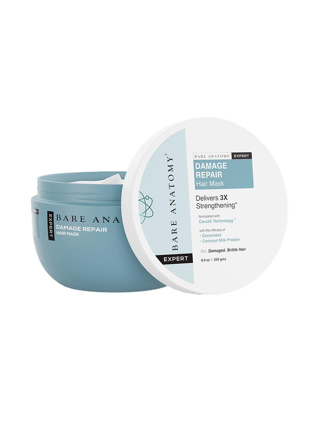 bare anatomy damage repair hair mask with ceramide a2 and coconut milk protein