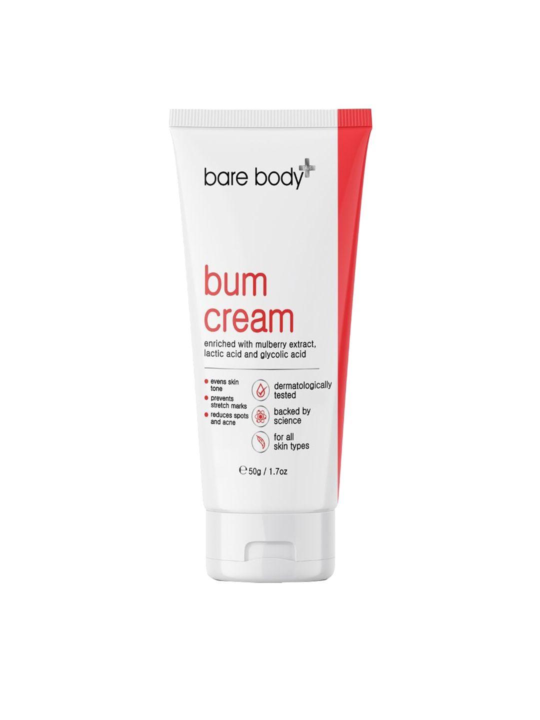 bare body essentials bum cream with mulberry extract & lactic acid - 50 g