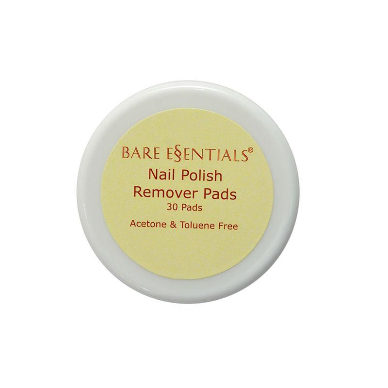 bare essentials nail polish remover pads