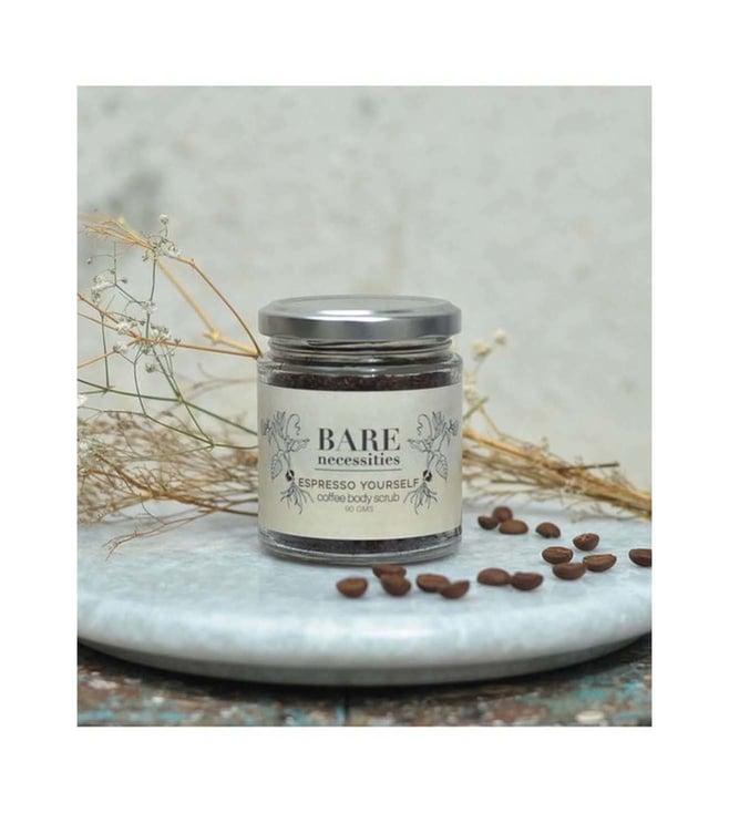 bare necessities espresso yourself coffee body scrub - 90 gm