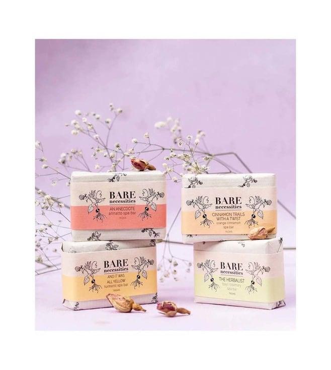 bare necessities pack of 4 spa bars