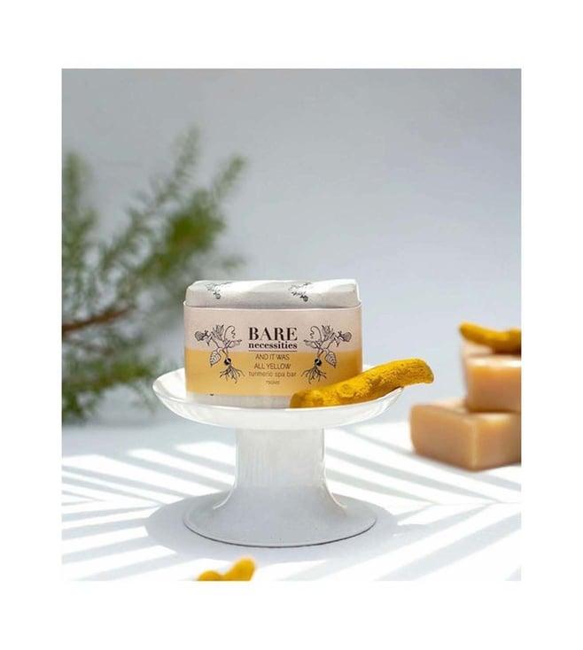 bare necessities turmeric spa bar - and it was all yellow - 75 gm