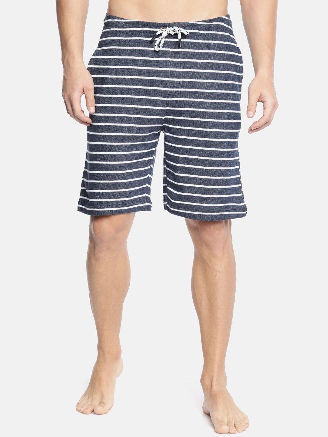 bareblow men striped outdoor cotton shorts