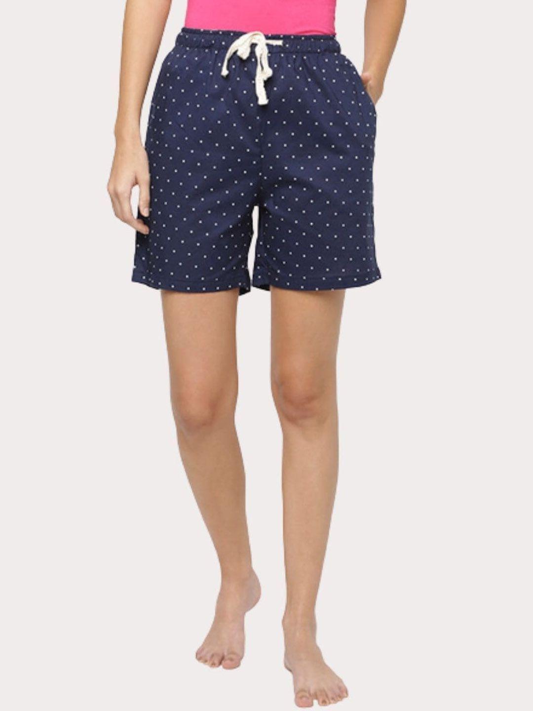 bareblow women polka dots printed outdoor shorts