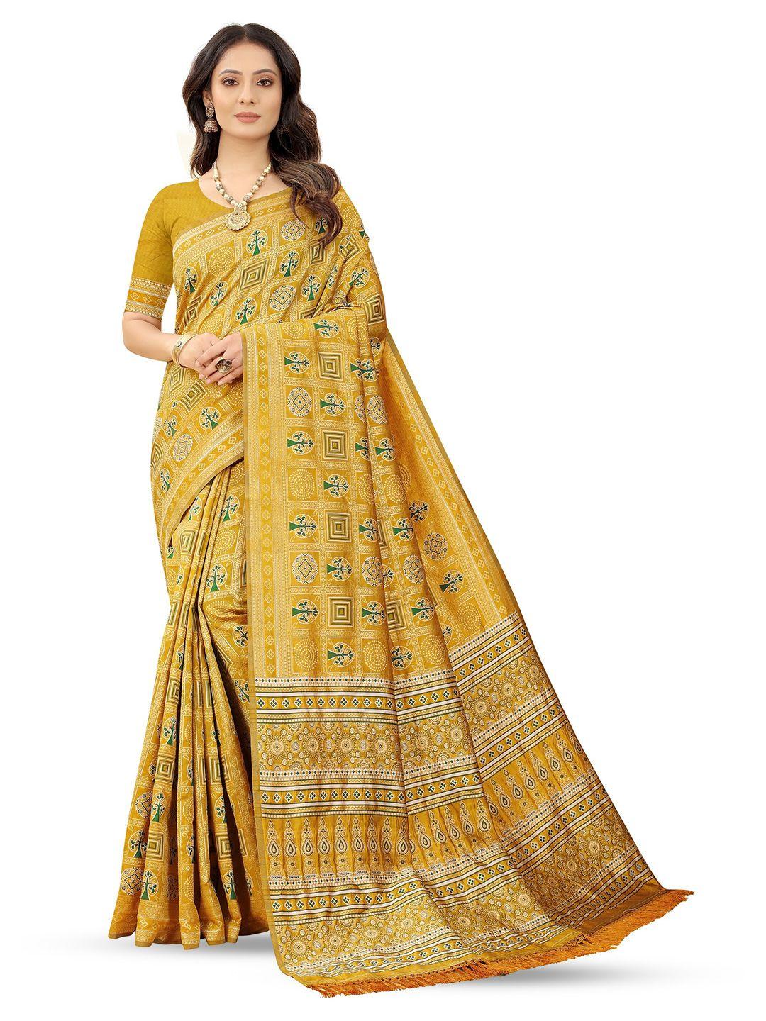 barkiya creation ethnic motifs woven design zari pure cotton banarasi saree