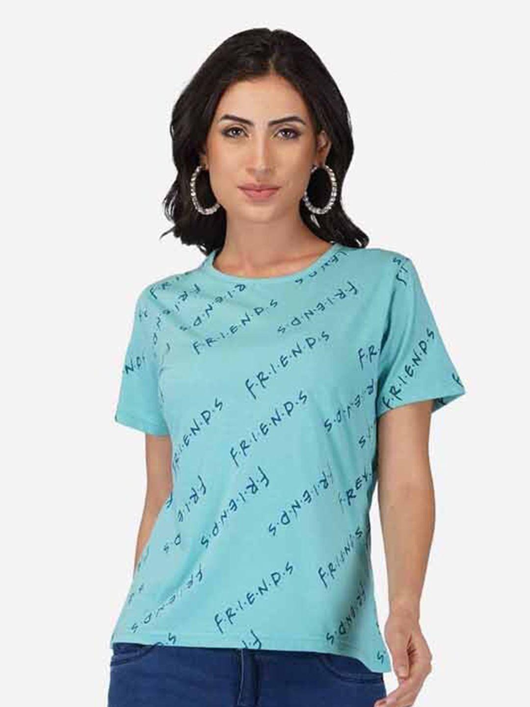 base 41 friends printed slim fit pure cotton t-shirt