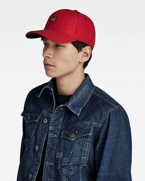 baseball cap with brand patch
