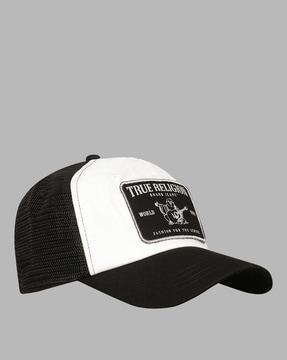 baseball cap with logo applique
