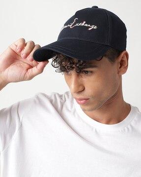baseball cap with logo embroidery