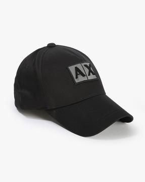 baseball hat with crystal logo patch