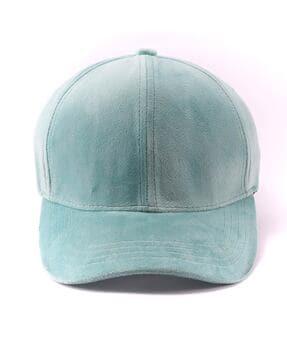 baseball cap with adjustable buckle fastening