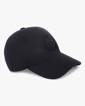 baseball cap with all-over logo detailing