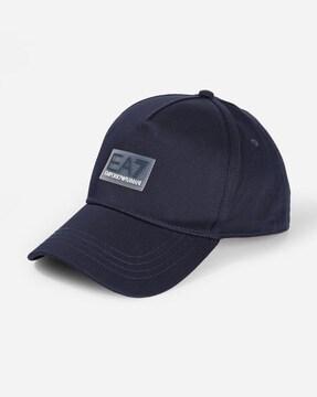 baseball cap with contrast logo