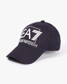 baseball cap with contrast logo
