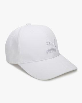 baseball cap with embroidered logo