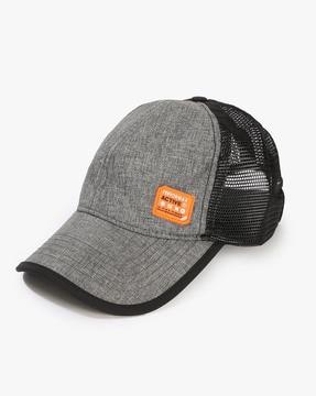 baseball cap with logo applique