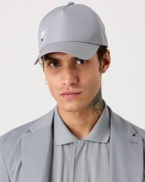 baseball cap with patch logo