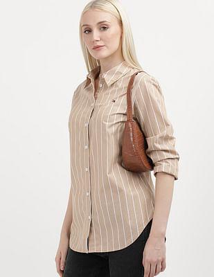 baseball stripe regular shirt