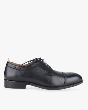 baseline lace-up oxford shoes with broguing