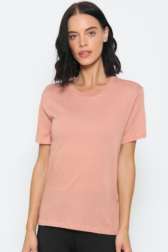 basic crew neck top