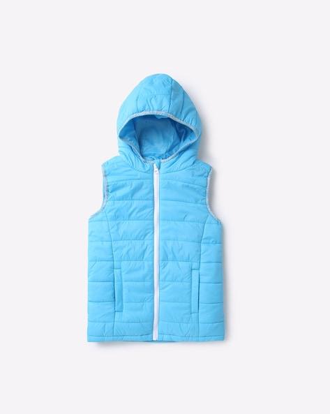 basic quilted hooded gillet