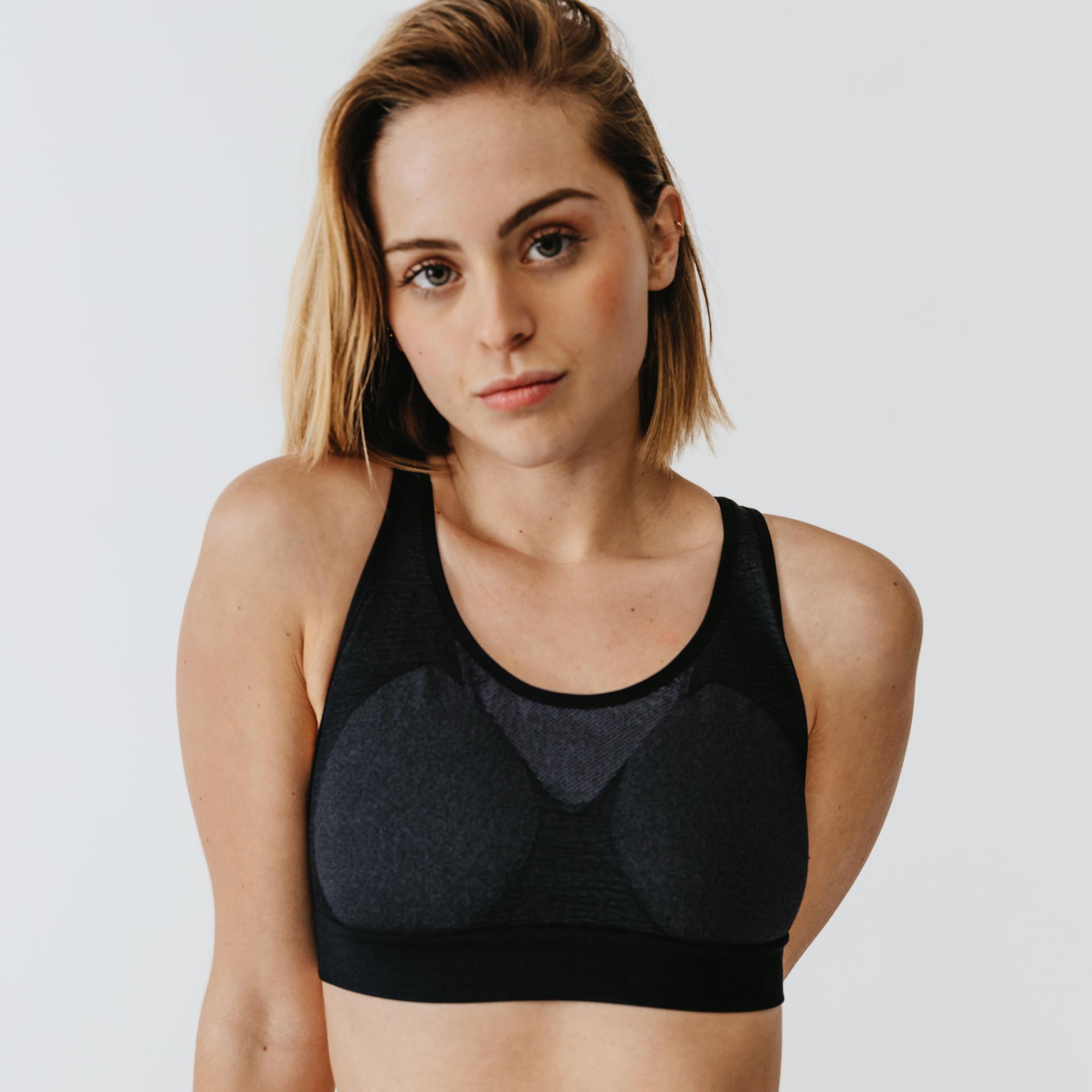 basic running sports bra - high support
