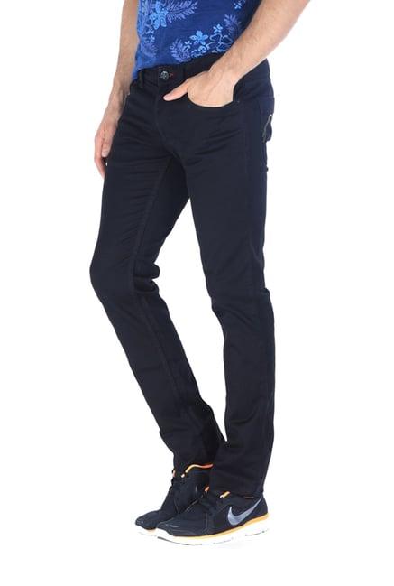 basics black low rise jeans