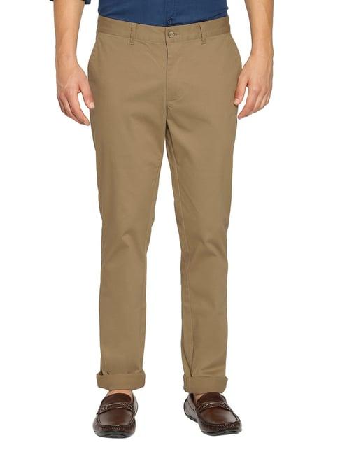 basics khaki skinny fit chinos