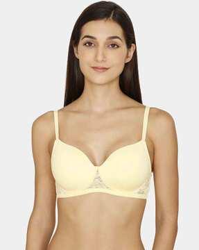 basics padded non-wired 3/4th coverage t-shirt bra