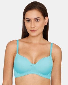 basics padded non-wired 3/4th coverage t-shirt bra