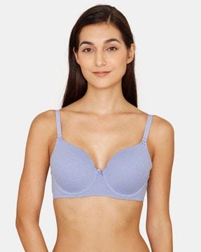 basics padded wired 3/4th coverage t-shirt bra