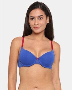 basics padded wired medium coverage t-shirt bra