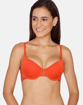 basics padded wired medium coverage t-shirt bra