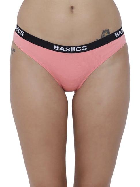 basiics by la intimo coral bikini panty