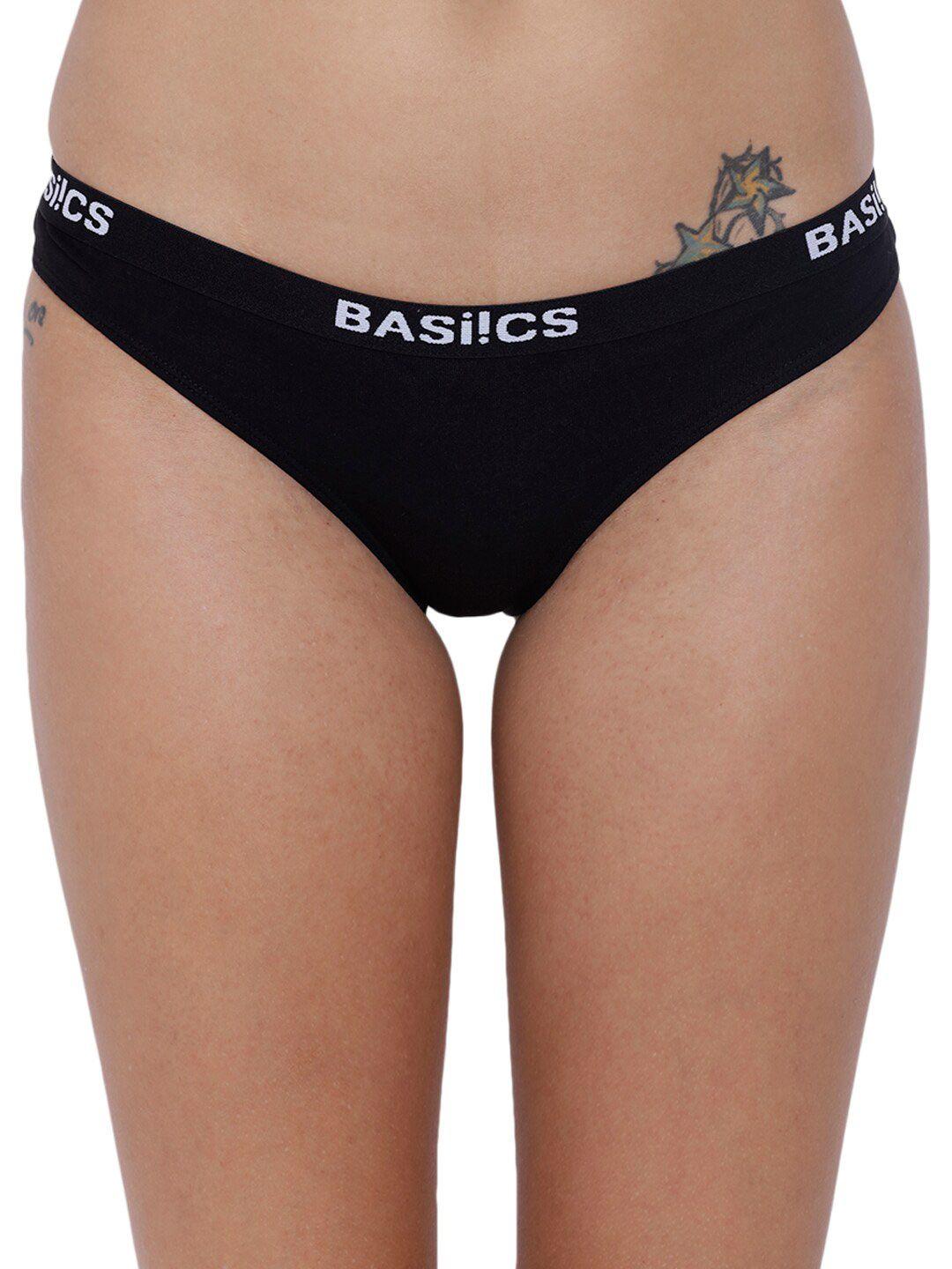 basiics by la intimo low-rise solid anti bacterial bikini brief bcpbr08